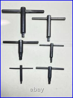6 Machinist Lathe Chuck Keys Used