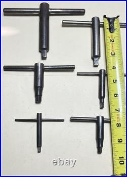 6 Machinist Lathe Chuck Keys Used