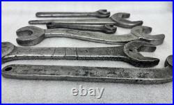 (6) Machinist Lathe Wrench Set, Old Williams Logo Numbered, See Descrip/ Pics