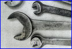 (6) Machinist Lathe Wrench Set, Old Williams Logo Numbered, See Descrip/ Pics