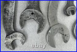 (6) Machinist Lathe Wrench Set, Old Williams Logo Numbered, See Descrip/ Pics