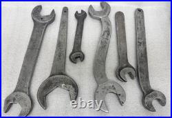 (6) Machinist Lathe Wrench Set, Old Williams Logo Numbered, See Descrip/ Pics