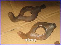 6 vintage bent tail machinist lathe dog tool lot Vulcan No. 5 6 7 8 safety part