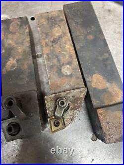 6pc 1-1/4 Metal Lathe Turning Tool Holder Lot Kennametal TRW Machinist box fin
