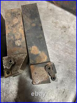 6pc 1-1/4 Metal Lathe Turning Tool Holder Lot Kennametal TRW Machinist box fin