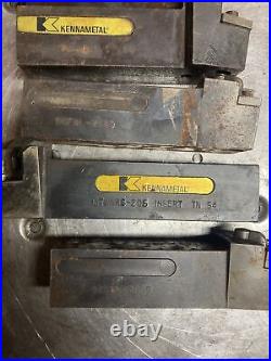 6pc 1-1/4 Metal Lathe Turning Tool Holder Lot Kennametal TRW Machinist box fin