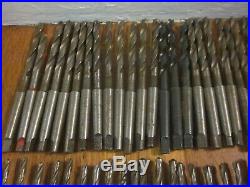 71 Morse Taper 1 MT Drill Bit Tool Lot Metal Lathe Southbend Machinist Many NOS
