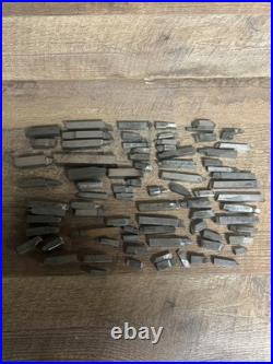 79 Pc Machinist Lathe Tool Bit Lot HSS Cobalt Kenna Mo-Max Rex 95-12 LBS