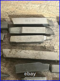 79 Pc Machinist Lathe Tool Bit Lot HSS Cobalt Kenna Mo-Max Rex 95-12 LBS