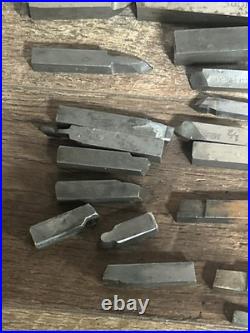 79 Pc Machinist Lathe Tool Bit Lot HSS Cobalt Kenna Mo-Max Rex 95-12 LBS