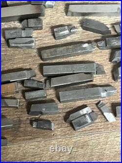 79 Pc Machinist Lathe Tool Bit Lot HSS Cobalt Kenna Mo-Max Rex 95-12 LBS