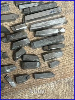 79 Pc Machinist Lathe Tool Bit Lot HSS Cobalt Kenna Mo-Max Rex 95-12 LBS
