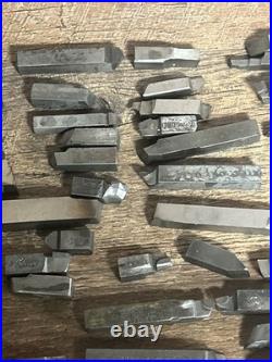 79 Pc Machinist Lathe Tool Bit Lot HSS Cobalt Kenna Mo-Max Rex 95-12 LBS