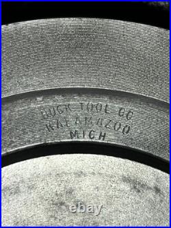 8 Buck Tool Co. Machinist Lathe Chuck 4 Jaw Used
