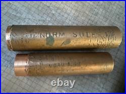 8 VTG Solid Copper Punch Round Bars 1/2, 3/4, 1 Machinist Lathe Old Tools 8 VTG Solid Copper Punch Round Bars 1/2, 3/4, 1 Machinist Lathe Old Tools
