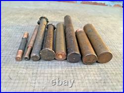 8 VTG Solid Copper Punch Round Bars 1/2, 3/4, 1 Machinist Lathe Old Tools 8 VTG Solid Copper Punch Round Bars 1/2, 3/4, 1 Machinist Lathe Old Tools