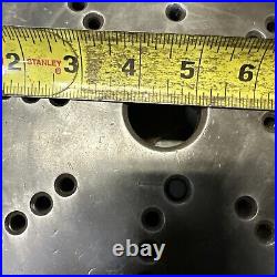 9 D1-3 Drilled & Tapped Metal Lathe Face Plate Pratt Whitney Machinist