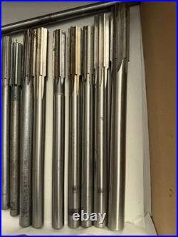 APT Mixed HSS Straight Flute Chucking Reamer Machinist Tool Set Group 17 Pieces
