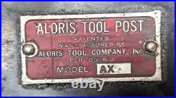 Aloris AX Lathe Tool Post Machinist Lathe Tool