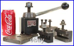 Aloris BXA Quick Change Lathe Tool Post with 3 Holders Machinist Turning USA