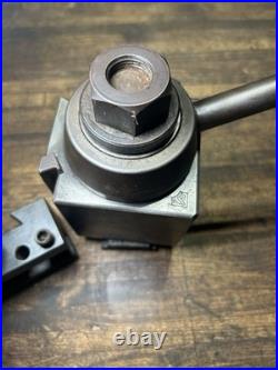 Aloris Ca Metal Lathe Quick Change Tool Post & 1 Tool Holder Machinist Tooling