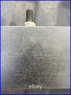 Aloris DA 9 Tool Holder For Quick Change Metal Lathe Tool Post Machinist Box Fin