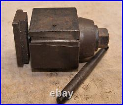 Aloris quick change tool post holder precision lathe machinist South Bend wedge
