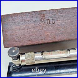 Antique Starrett Precision Machinist Pitch Level for Warner Swasey Turret Lathe