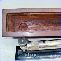 Antique Starrett Precision Machinist Pitch Level for Warner Swasey Turret Lathe