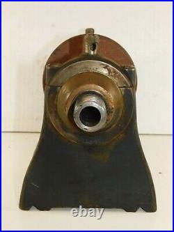 Antique Vtg 1800's FAY & SCOTT Lathe Metal Machine Machinist- Head Stock Brass