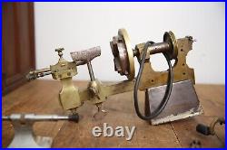 Antique Watchmaker Jewelers Tool Lathe Brass Machinist Vintage Accessories RARE