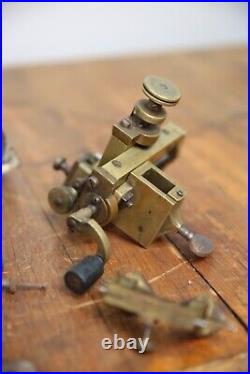 Antique Watchmaker Jewelers Tool Lathe Brass Machinist Vintage Accessories RARE