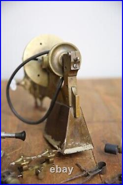Antique Watchmaker Jewelers Tool Lathe Brass Machinist Vintage Accessories RARE