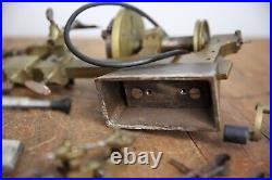 Antique Watchmaker Jewelers Tool Lathe Brass Machinist Vintage Accessories RARE