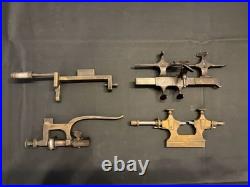 Antique Watchmaker Lathe Tools Fixtures Lot Precision Machinist Brass Steel