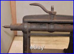 Antique industrial factory aircraft lathe feed screw collectible machinist tool