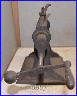 Antique industrial factory aircraft lathe feed screw collectible machinist tool