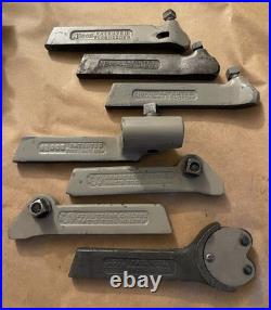 Armstrong Lantern Tool Holder Lot of 7 Lathe Machinist Tool Holders