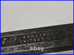 Armstrong No. S-51 Spring Tool Shaper Planer Lathe Rare Tooling Machinist Work