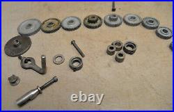 Atlas Craftsman 10 pc lathe quick change gear & parts collectible machinist lot