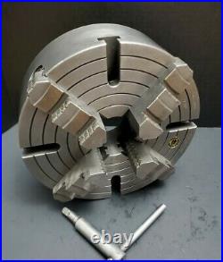 Bison 10 4-Jaw Independent Chuck D1-6 Reversible Jaws Machinist Lathe Tool