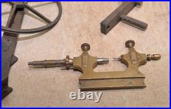 Brass jewelers lathe & hand crank collectible precision machinist antique tool