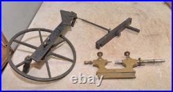 Brass jewelers lathe & hand crank collectible precision machinist antique tool
