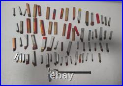 Brazed Tipped Carbide Machinist Lathe Tool Bit SANDVIK ACT LARGE LOT 3/8-3/4