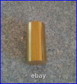 C360 brass 1 round rod stock 2 pc 2 long lathe machinist tool new solid bar