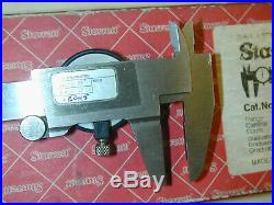Caliper Starrett 120A- 6 Black Dial Mill Lathe Machinist Tool