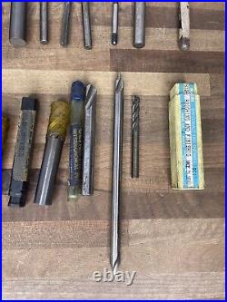 Carbide Hss End Mills Machinist Lathe Cnc Tools Bits Lot Of 20