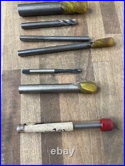 Carbide Hss End Mills Machinist Lathe Cnc Tools Bits Lot Of 20