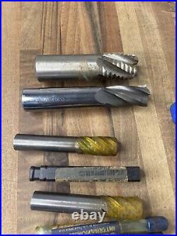 Carbide Hss End Mills Machinist Lathe Cnc Tools Bits Lot Of 20