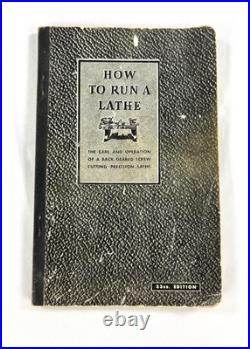 Collection of Machinists Workshop Books Manuals Bulletins from 1920s thru 1960s